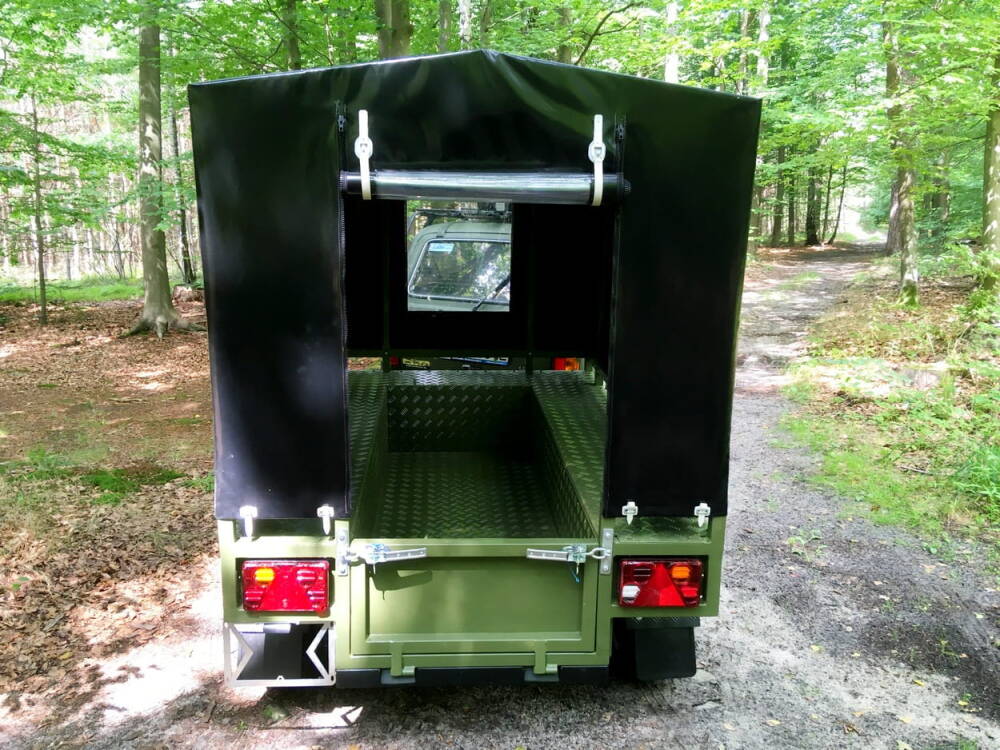 Remorque Utilitaire / Bagagère pour Quad, UTV, Voiture - Homologation DMC 750 KG