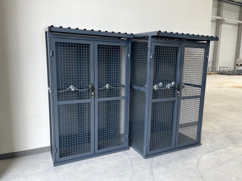 Zestaw szaf na butle gazu technicznego 50 L , 