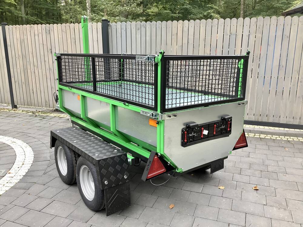 Remorque Quad 3-en-1 PRESTIGE - Homologation COC DMC 750 KG