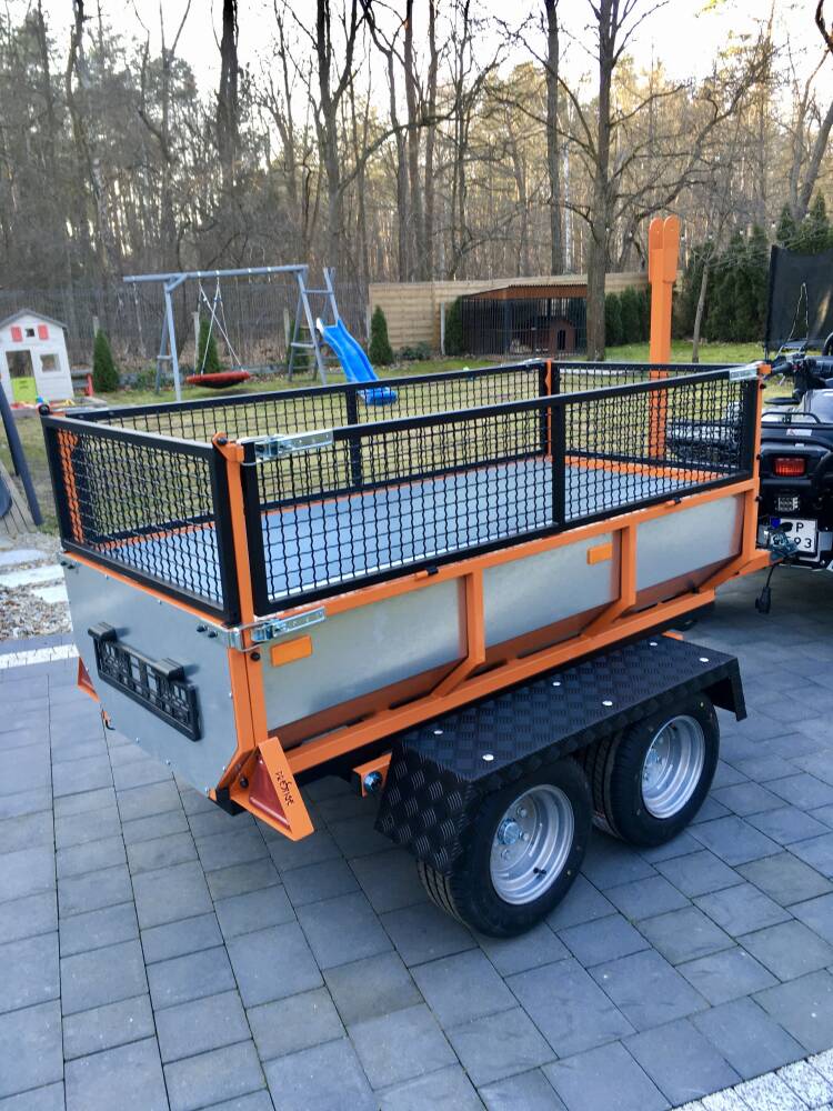 Remorque Quad 3-en-1 PRESTIGE - Homologation COC DMC 750 KG