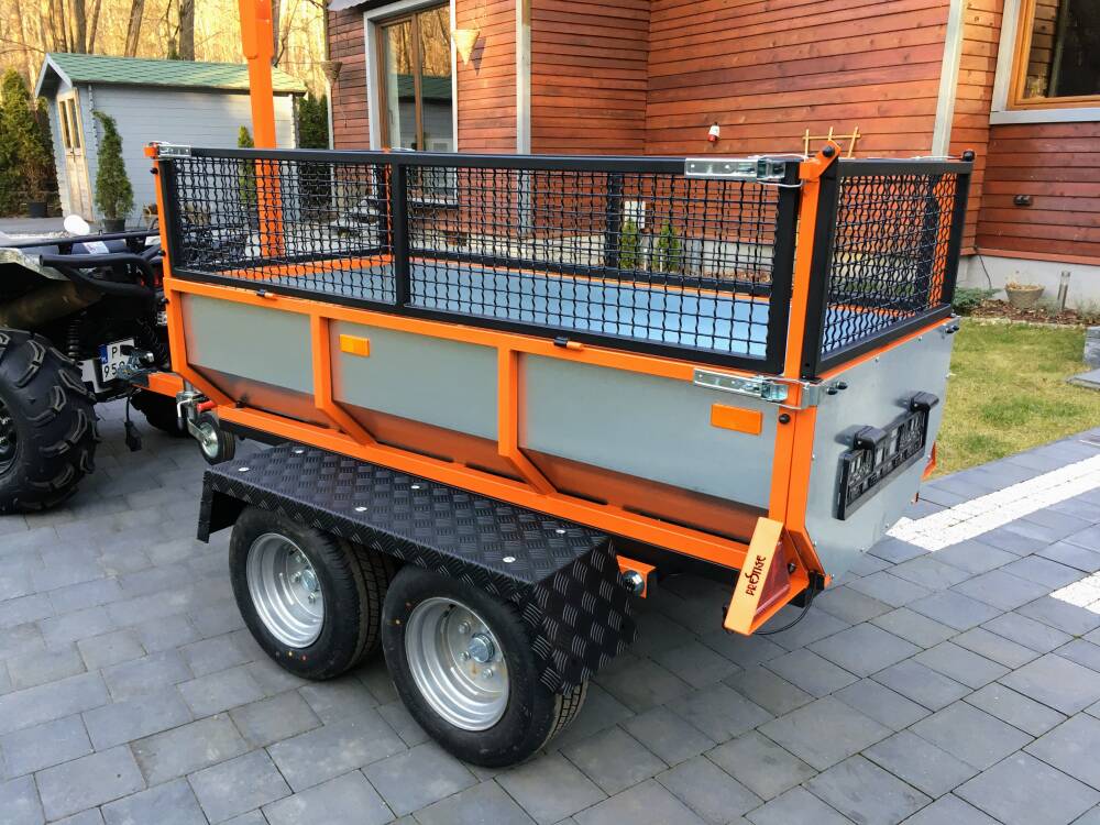 Remorque Quad 3-en-1 PRESTIGE - Homologation COC DMC 750 KG