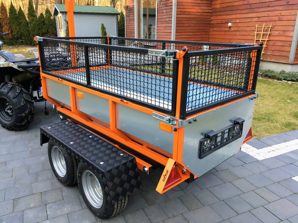 Remorque Quad 3-en-1 PRESTIGE - Homologation COC DMC 750 KG