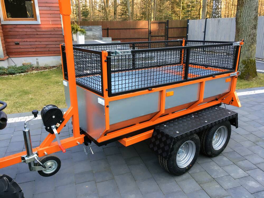 Remorque Quad 3-en-1 PRESTIGE - Homologation COC DMC 750 KG