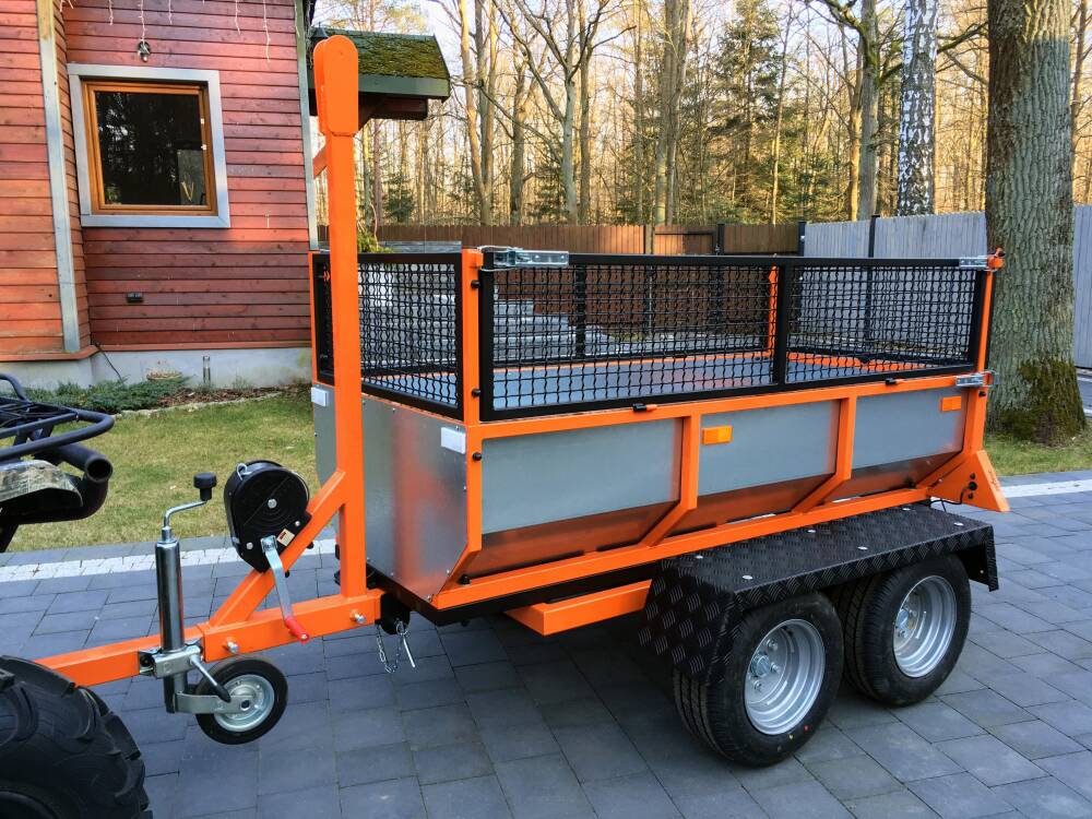 Remorque Quad 3-en-1 PRESTIGE - Homologation COC DMC 750 KG