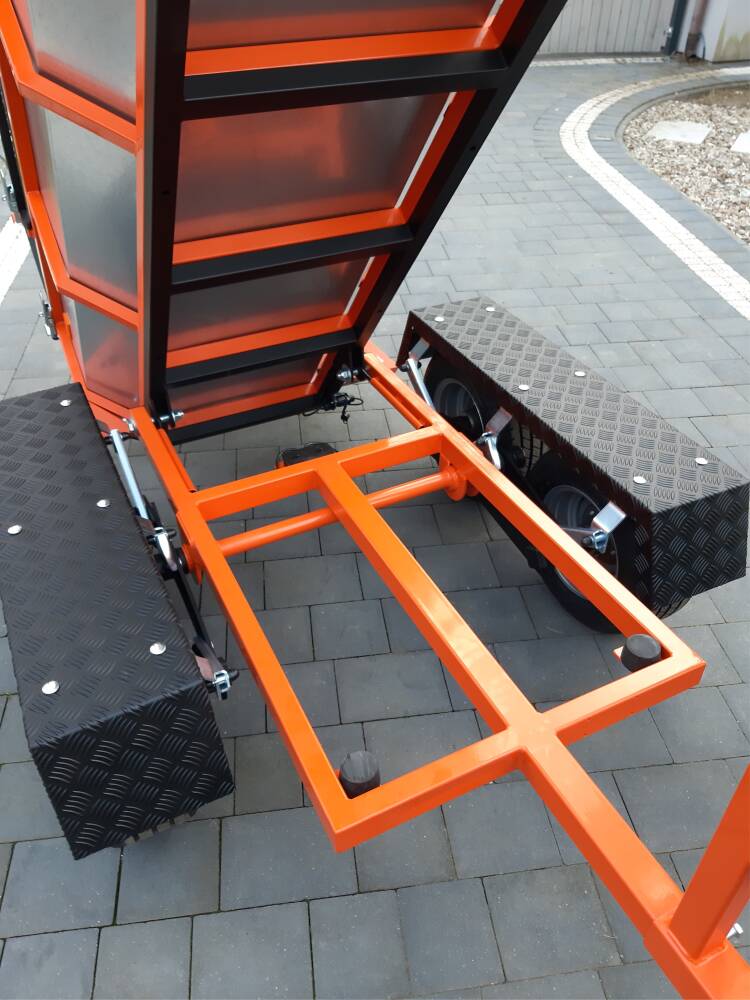 Remorque Quad 3-en-1 PRESTIGE - Homologation COC DMC 750 KG