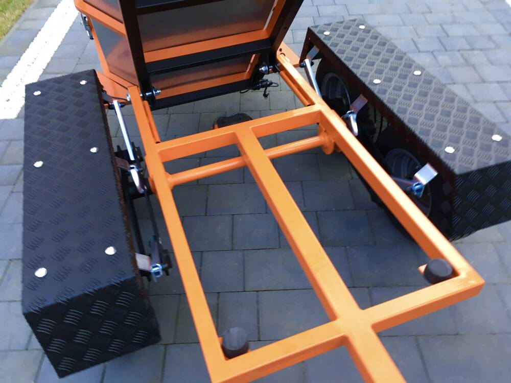 Remorque Quad 3-en-1 PRESTIGE - Homologation COC DMC 750 KG