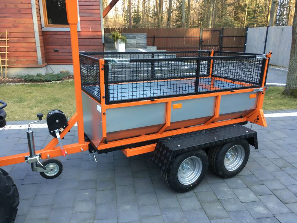 Remorque Quad 3-en-1 PRESTIGE - Homologation COC DMC 750 KG