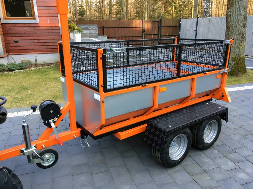 Remorque Quad 3-en-1 PRESTIGE - Homologation COC DMC 750 KG