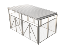 wiata 6 m x 3,8 m x 3,3 m h 