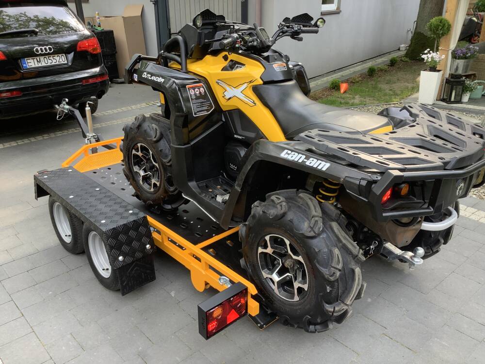 Remorque Chariot Quad Rydwan DMC 750 KG - Immatriculation Homologation COC