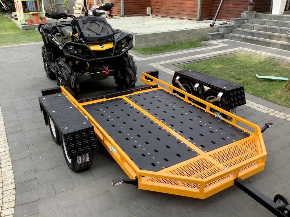 Remorque Chariot Quad Rydwan DMC 750 KG - Immatriculation Homologation COC
