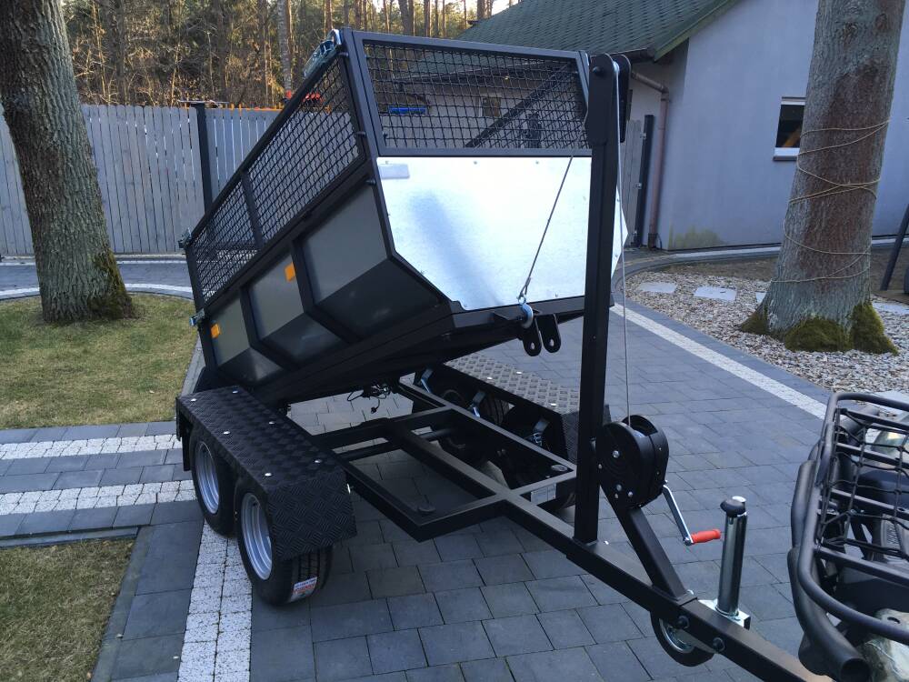 Remorque Quad 3-en-1 PRESTIGE - Homologation COC DMC 750 KG