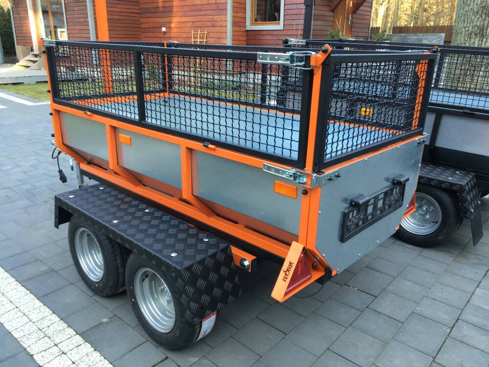 Remorque Quad 3-en-1 PRESTIGE - Homologation COC DMC 750 KG