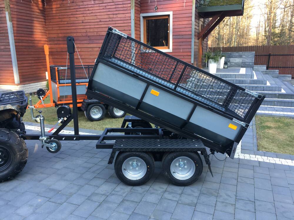 Remorque Quad 3-en-1 PRESTIGE - Homologation COC DMC 750 KG