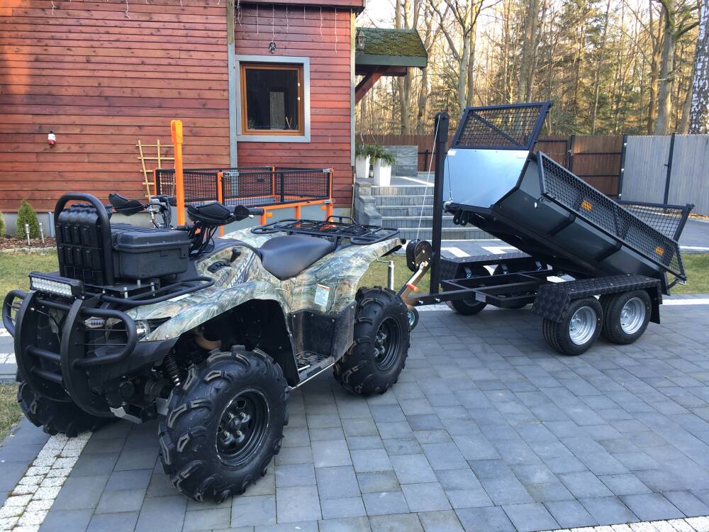 Remorque Quad 3-en-1 PRESTIGE - Homologation COC DMC 750 KG