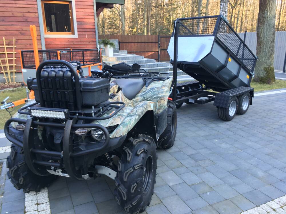 Remorque Quad 3-en-1 PRESTIGE - Homologation COC DMC 750 KG
