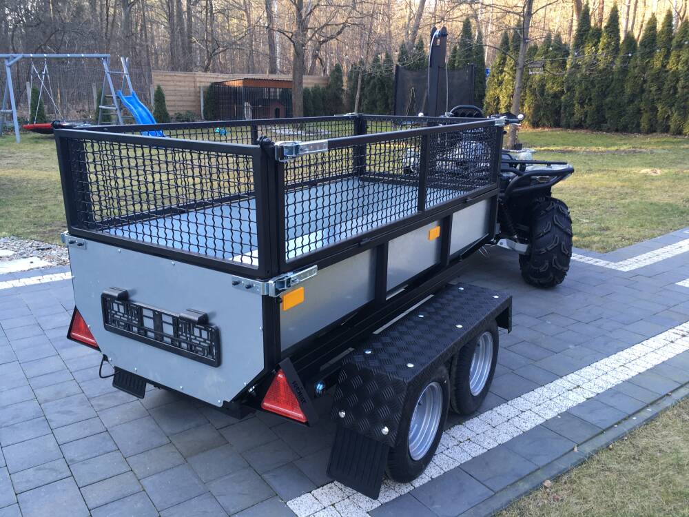 Remorque Quad 3-en-1 PRESTIGE - Homologation COC DMC 750 KG