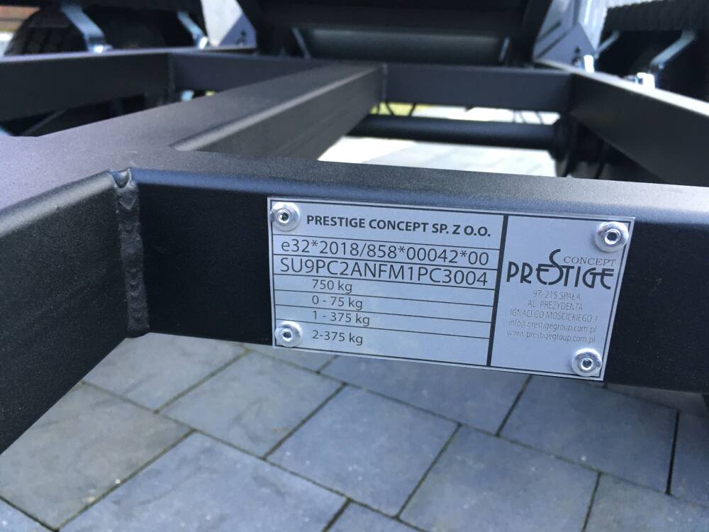Remorque Quad 3-en-1 PRESTIGE - Homologation COC DMC 750 KG