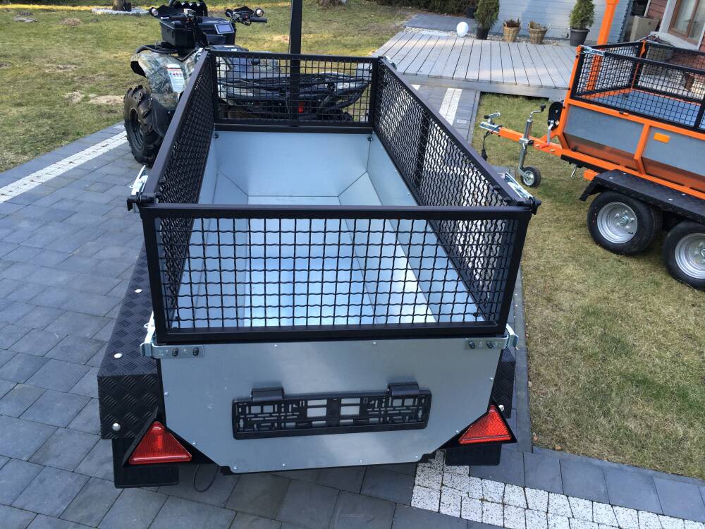 Remorque Quad 3-en-1 PRESTIGE - Homologation COC DMC 750 KG