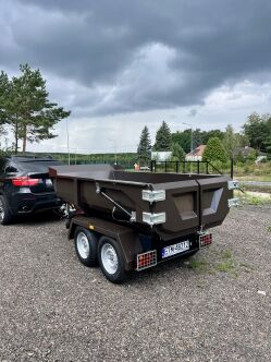 Przyczepka Wywrotka Hydrauliczna Skorupowa do samochodu Rejestracja DMC 3500 KG