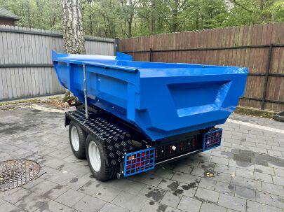 Przyczepka Wywrotka Hydrauliczna Skorupowa do quada, samochodu Rejestracja budowalana