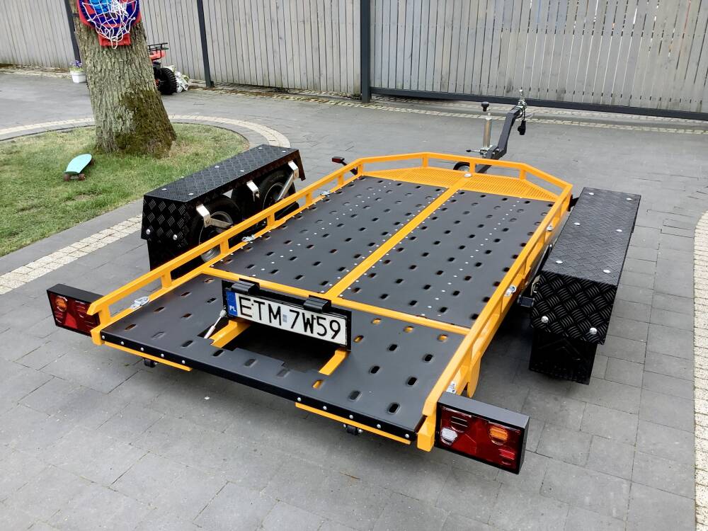 Remorque Chariot Quad Rydwan DMC 750 KG - Immatriculation Homologation COC