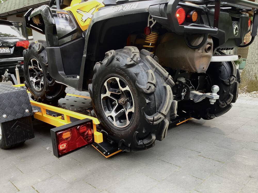 Remorque Chariot Quad Rydwan DMC 750 KG - Immatriculation Homologation COC