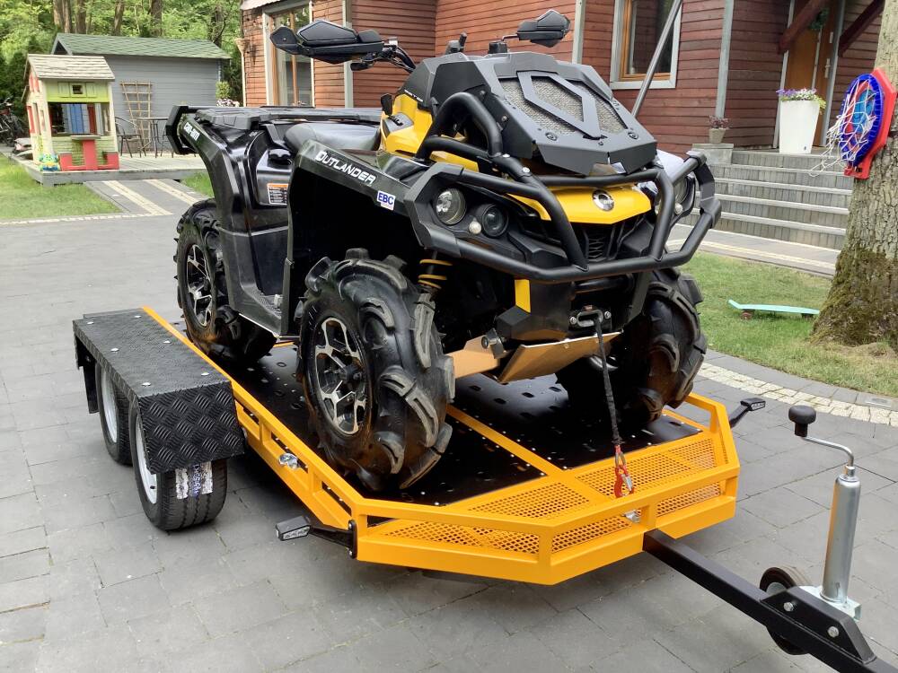 Remorque Chariot Quad Rydwan DMC 750 KG - Immatriculation Homologation COC