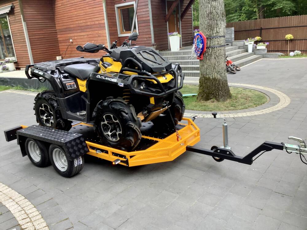 Remorque Chariot Quad Rydwan DMC 750 KG - Immatriculation Homologation COC