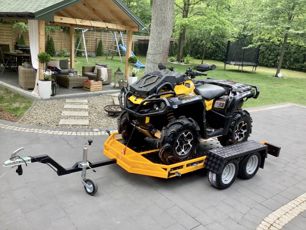Remorque Chariot Quad Rydwan DMC 750 KG - Immatriculation Homologation COC
