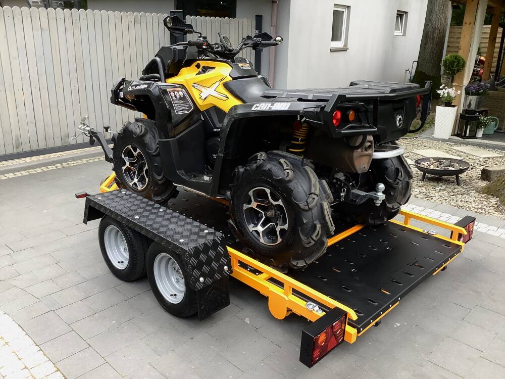 Remorque Chariot Quad Rydwan DMC 750 KG - Immatriculation Homologation COC