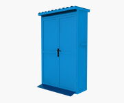 Klatka box szafa na butle gazu technicznego na 4 butle 50 L 